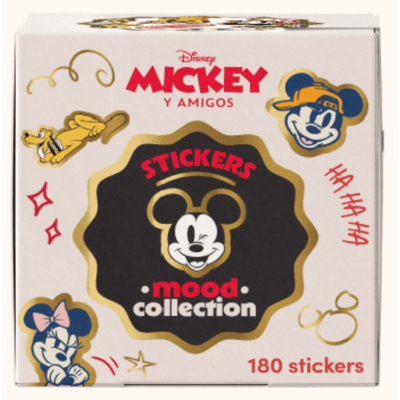 Stickers roll en caja Mickey x180 unidades Wero