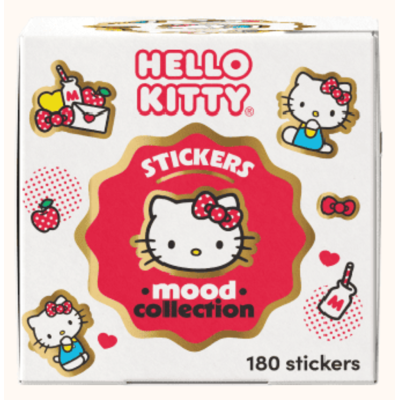 Stickers roll en caja Hello Kitty x180 unidades Wero