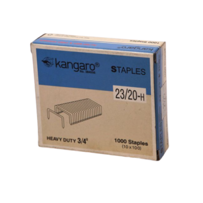 Broche para abrochadora Nº23/20 x1000 unidades Kangaro