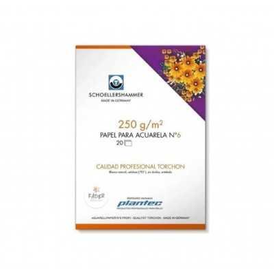 Block para Acuarela A4 de 250 gramos Torchon blanco x20 Hojas Schoellershammer