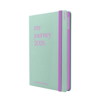 Agenda Semanal 15x21 cm Notes Mint encuadernada Mooving