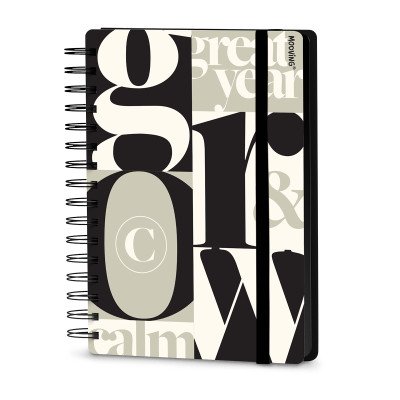 Agenda Semanal 15x21 cm Urban II con espiral Mooving