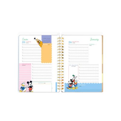 Agenda Diaria 14x20 cm Mickey Mouse & Friends Mooving