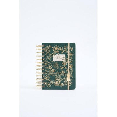 Agenda 12x17 cm diaria Boho VERDE c/esp. FW