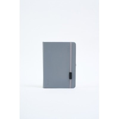 Agenda 12x17 cm diaria Bpack Raw GRIS encuadernada FW