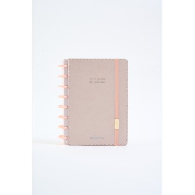 Agenda semanal 15x21 cm Pink Joy sistema de discos perpetua FW