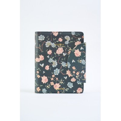 Agenda 15x21 cm semanal con broche Timeless Fun flowers con caja FW