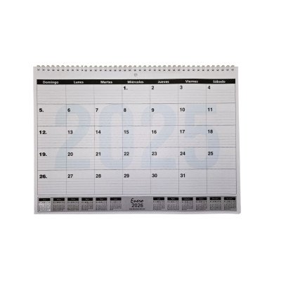 Calendario Escritorio Chico 35x25 cm un Mes x hoja LAR