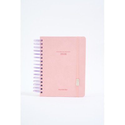 Agenda 16x22 cm diaria Trend PINK c/esp. FW