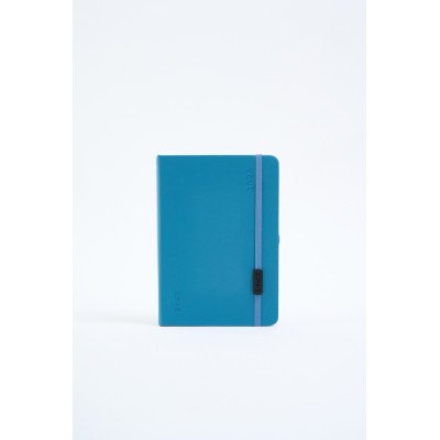 Agenda 12x17 cm diaria Bpack Raw TURQUESA encuadernada FW