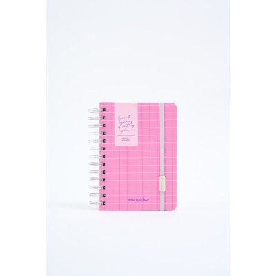 Agenda 12x17 cm 2 dias x pagina Pink 2 c/esp. FW