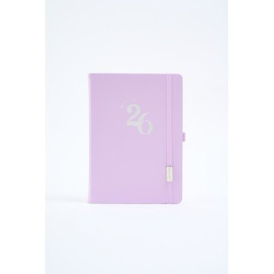 Agenda 15x21 cm diaria Classic LILA encuadernada  FW
