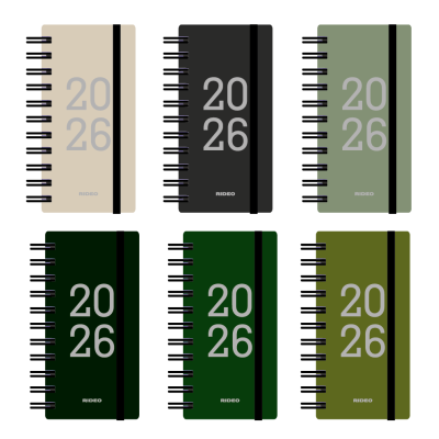 Agenda pocket Green Rideo