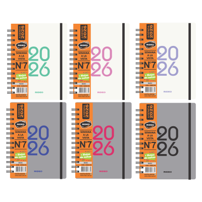 Agenda N°7 semanal Basic Rideo