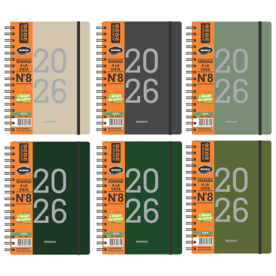 Agenda N°8 semanal Green Rideo