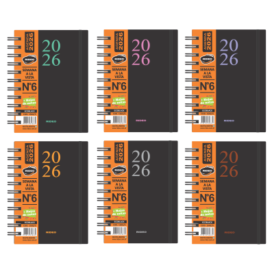 Agenda Nº6 Semanal Ecoblack Rideo