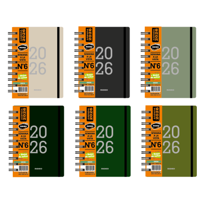 Agenda N°6 semanal Green Rideo