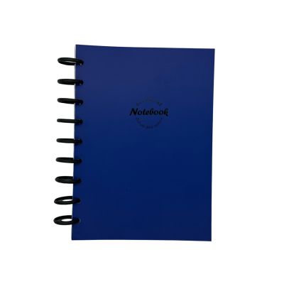 Cuaderno sistema de discos A4 tapa semi rigida azul x110 hojas Do Decorline