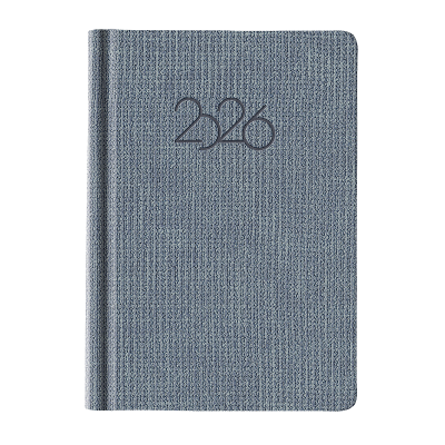 Agenda cartera N°6 Diaria Portofino azul claro encuadernada Talbot