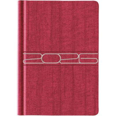 Agenda cartera N°6 Diaria Corvara encuadernada rojo Talbot