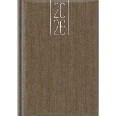 Agenda N°7 Diaria Corvara marrón encuadernada Talbot