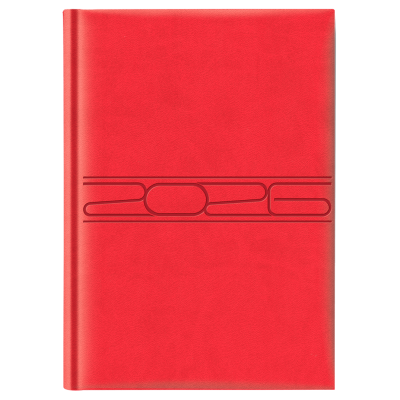 Agenda N°7 diaria Tucson rojo encuadernada Talbot