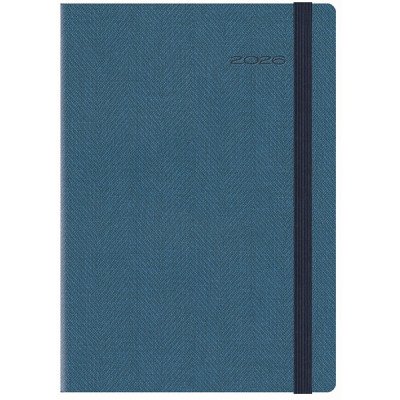 Agenda N°7 Diaria Bard tapa flexible azul encuadernada Talbot