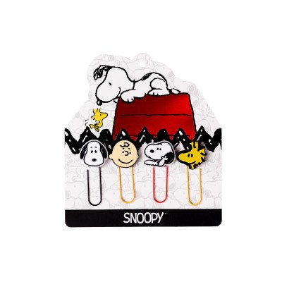 Clips Fun paper x4 unidades Snoopy Mooving
