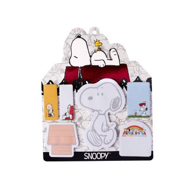 Set de notas adhesivas Snoopy en blister Mooving
