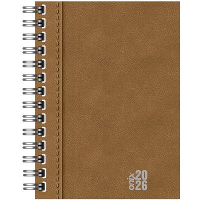 Agenda 16x22 cm Semanal Uomo colors con espiral Onix