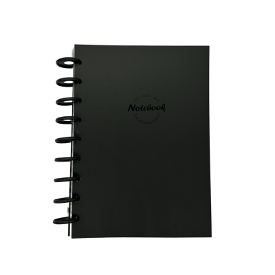 Cuaderno sistema de discos 18x25 cm negro Do Decorline
