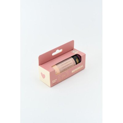 Cinta adhesiva washi tape x4 unidades distintos grosores Minimal FW