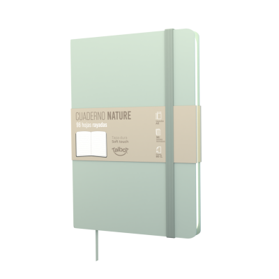 Cuaderno PU 14x21 cm Nature Green x96 hojas rayadas Talbot
