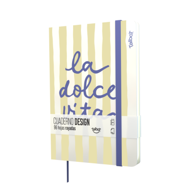 Cuaderno 14x21 cm Design La dolce vita x96 hojas rayadas Talbot