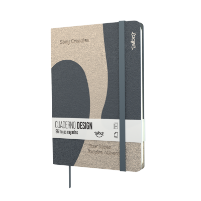 Cuaderno PU 14x21 cm Design Stay calm x96 hojas rayadas Talbot