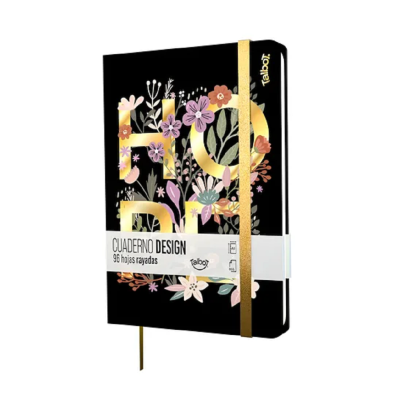 Cuaderno 14x21 cm Design Hope x96 hojas rayadas Talbot