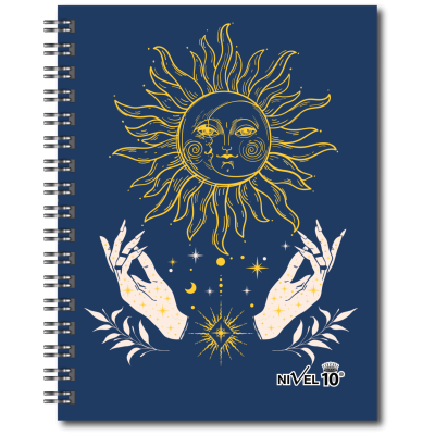 Agenda my day N°7 diaria con espiral y elástico Namasté Nivel 10