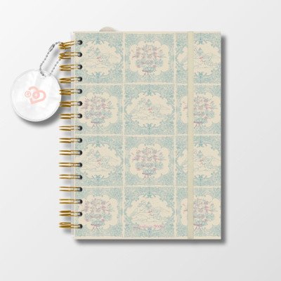 Agenda semanal 15x21 cm Shantilove La Dolce Vita con espiral Paprika