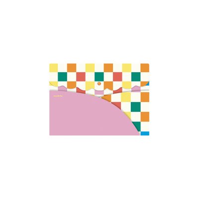 Sobre A4 Onda pop con bolsillo Colorblock FW