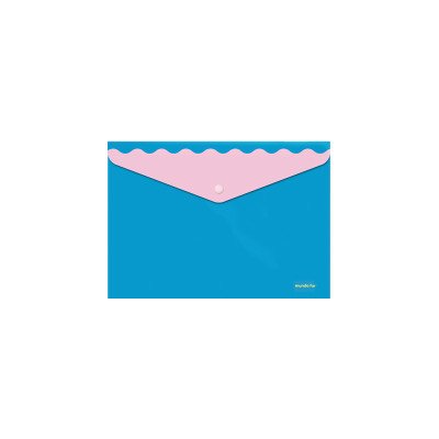 Sobre A4 Onda pop con broche Colorblock FW