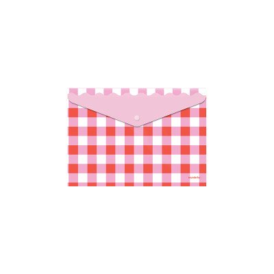 Sobre A4 Cuadros pop con broche Colorblock FW