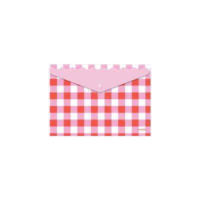 Sobre 1/2 oficio Cuadros pop con broche Colorblock FW