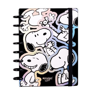 Cuaderno A5 Snoopy con sistema de discos Mooving Loop