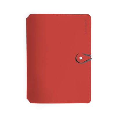 Agenda Classic button Red clay A5 diaria Vacavalientee