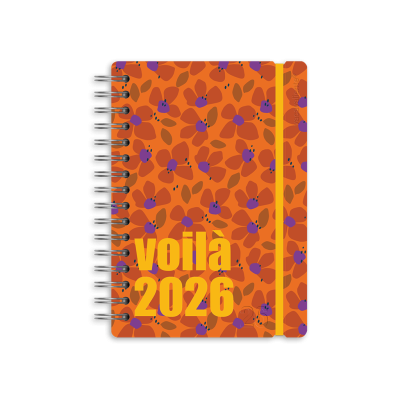 Agenda Studio Voilá naranja A5 diaria Vacavaliente