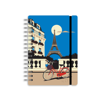 Agenda Studio Voyage Paris A5 semanal Vacavaliente