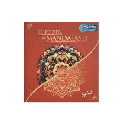 Libro para Pintar El poder de los Mandalas 2 Editorial Splash