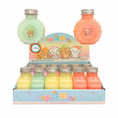 Slime Perritos en frasco color pastel Colours