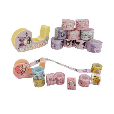 Cinta mini con dispenser x 9 unidades Kuromi Colours