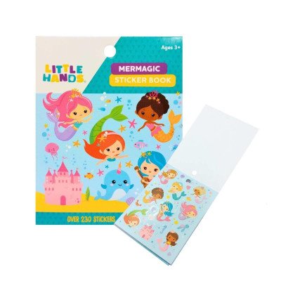 Libreta de stickers sirenas Colours